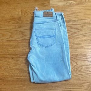 Abercrombie kids high rise ankle skinny jeans